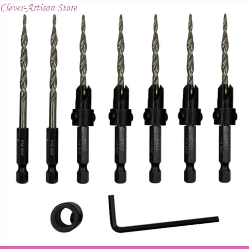E06B Hoge snelheid stalen inch Taper boorbits Power Tool Onderdelen Zhexagonaal vermogensgereedschap