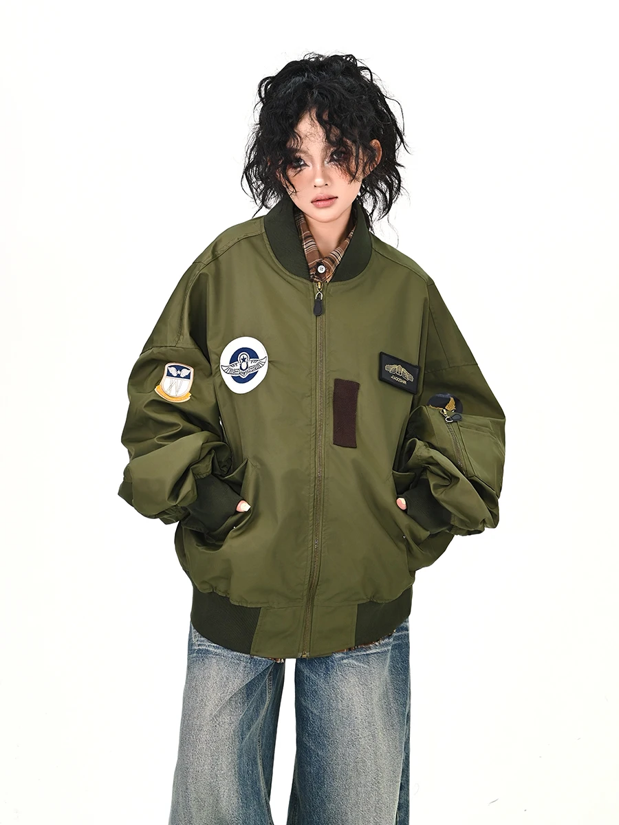 manteau-de-baseball-ample-street-sle-pour-femmes-pilote-jaet-profond-vetements-d'exterieur-assortis-pour-couple-nouvelle-collection-automne-2025