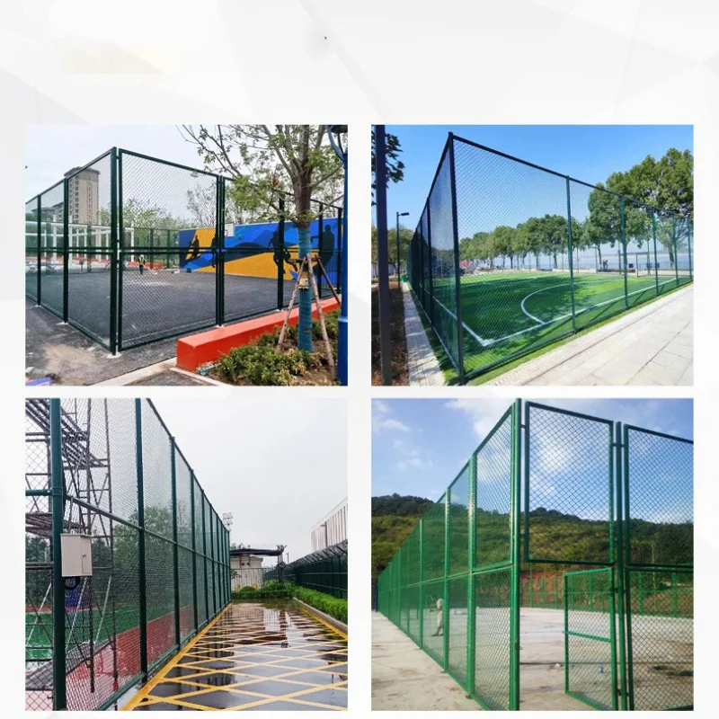 Custom.Sports Fields Fences Courts كرة السلة أسوار الأسلاك الشائكة مفردة ومزدوجة #6