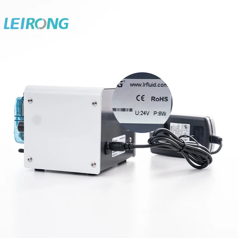 Leirong 1000ml/min Adjustable Speed High Flow Peristaltic Pump with Quick Load Head for Laboratory Use