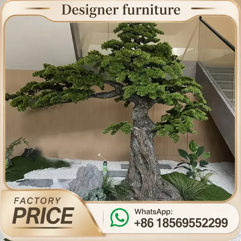 Large Artificial Pine Tree Fake Cypress For Garden Centerpiece Indoor Outdoor Home Decor Greenery