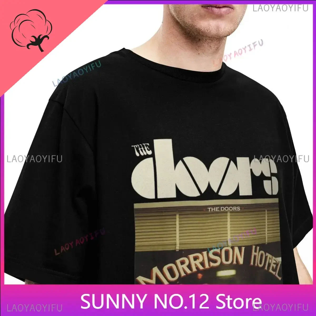 Men Women The Doors Band Morrison Hotel Shirt Accessories Popular Customized T-shirt Clothing Casual Top Tee Shirt Adult