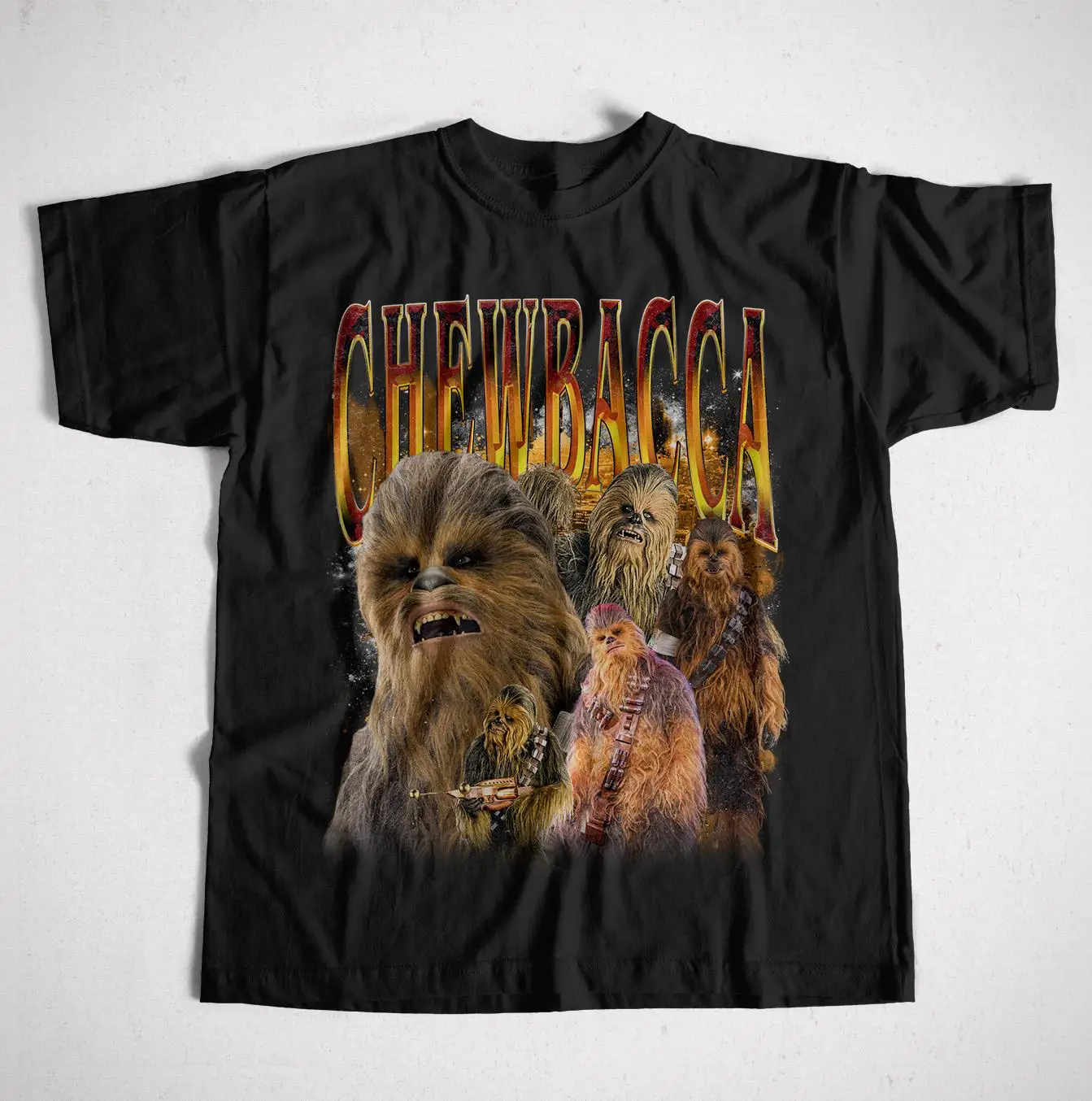 Camiseta de la revolución de Chewbacca, camiseta parodia de Chewie Guevara, divertida camiseta de ciencia ficción de Star Wars, camiseta gráfica de Wookiee Rebel