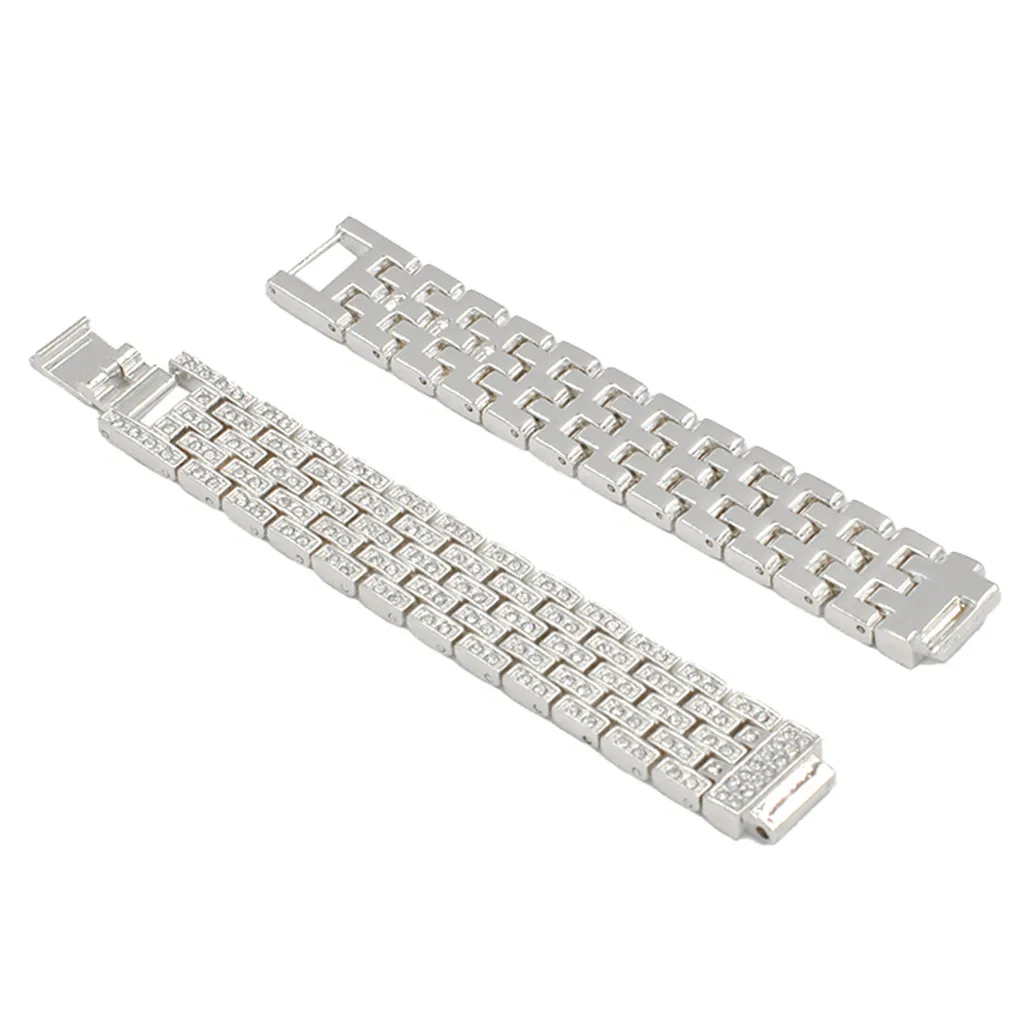 حزام كريستال من سبيكة ماسية لساعة فيتبيت ، مناسب للاستبدال ، ملحقات دعم ملونة ، متوافقة مع فينيكس وساعة