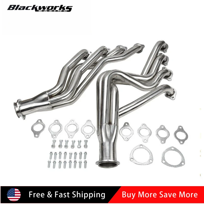 

Коллекторы выпускного коллектора для Chevy 1968-1972 BBC 396 427 Chevelle Camaro Silver EH28038