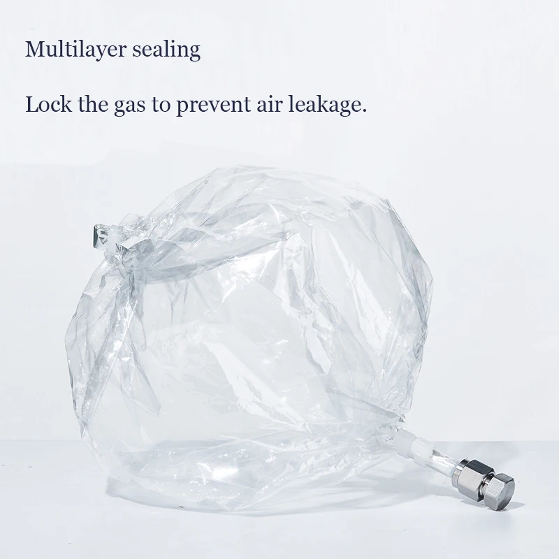 Gas Sampling Bag Odor Sampling Bag Thickened Polyester Pollution Source Gas Collecting Bag 3L/5L/10L Polyester Odorless Bag Lab