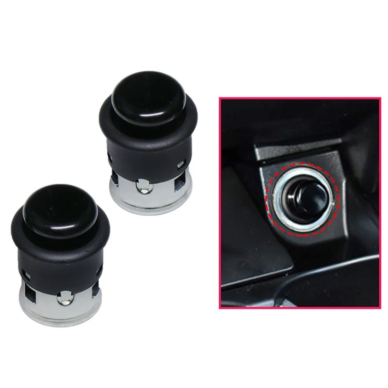 Black Car Cigarette Lighter Socket for Mercedes-Benz C E S GLK ML GL Class Car Accessories Automotive Interior