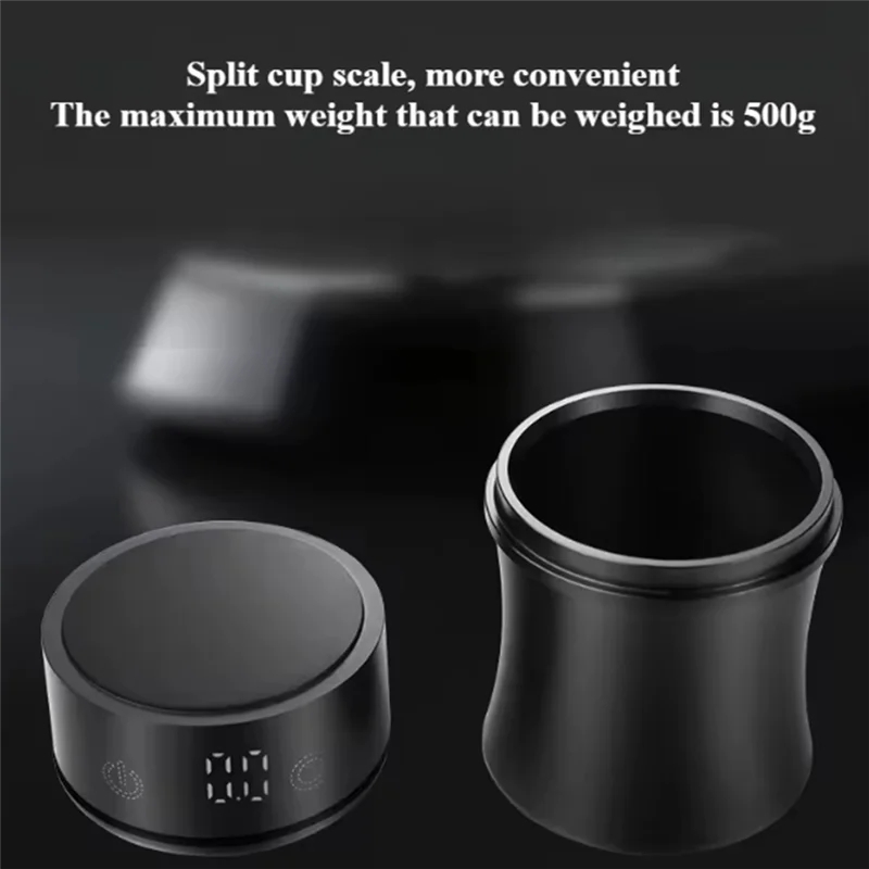 ميزان إلكتروني لكوب القهوة من BAAO، مادة معدنية، لقياس مسحوق القهوة، يناسب كوب الشاي