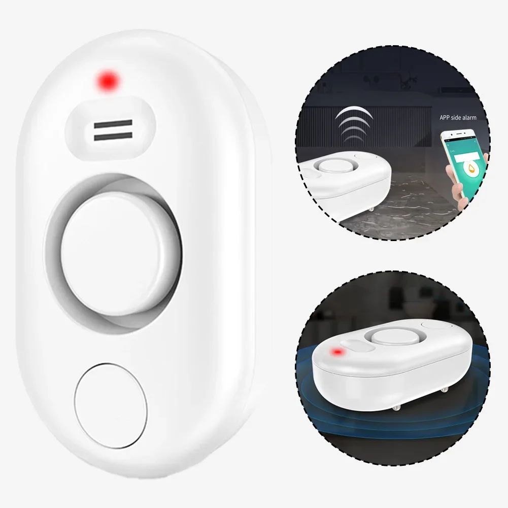 Alarm celup air untuk Tuya, Alarm kebocoran air rumah pintar untuk WiFi, detektor Sensor kebocoran air, perlengkapan dapur