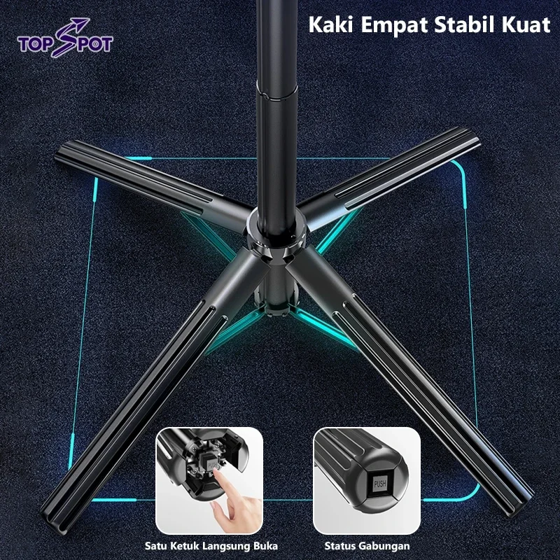 حامل ثلاثي القوائم لتتبع الوجه التلقائي بطول 1.83 مترًا لعام 2025، دوران 360 درجة، وجه AI بعد الحوامل الثلاثية مع جهاز التحكم عن بعد والإيماءات