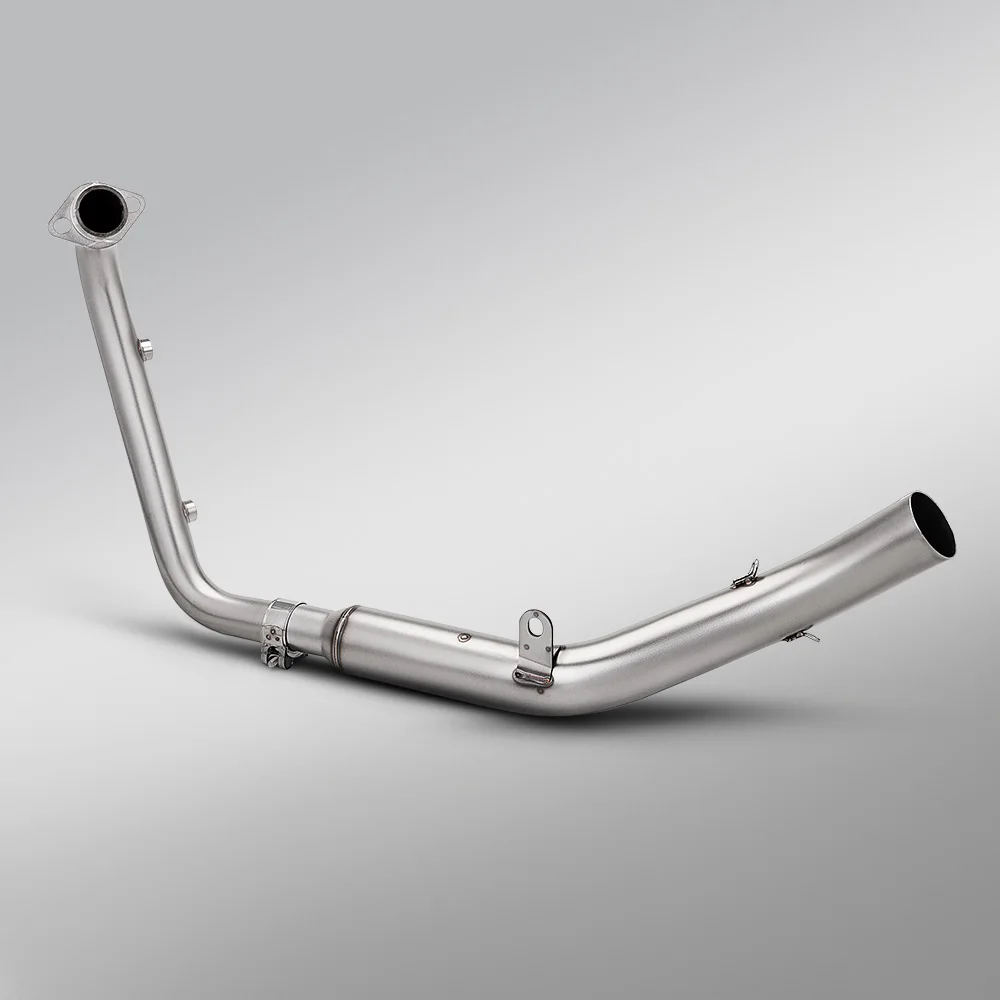 ZONTES ZT125 U1 G1 Z1 Z2 (2021-2025)Motorcycle Exhaust System Dual O2 Port Front Header Matching Tail Pipe Replacement Parts