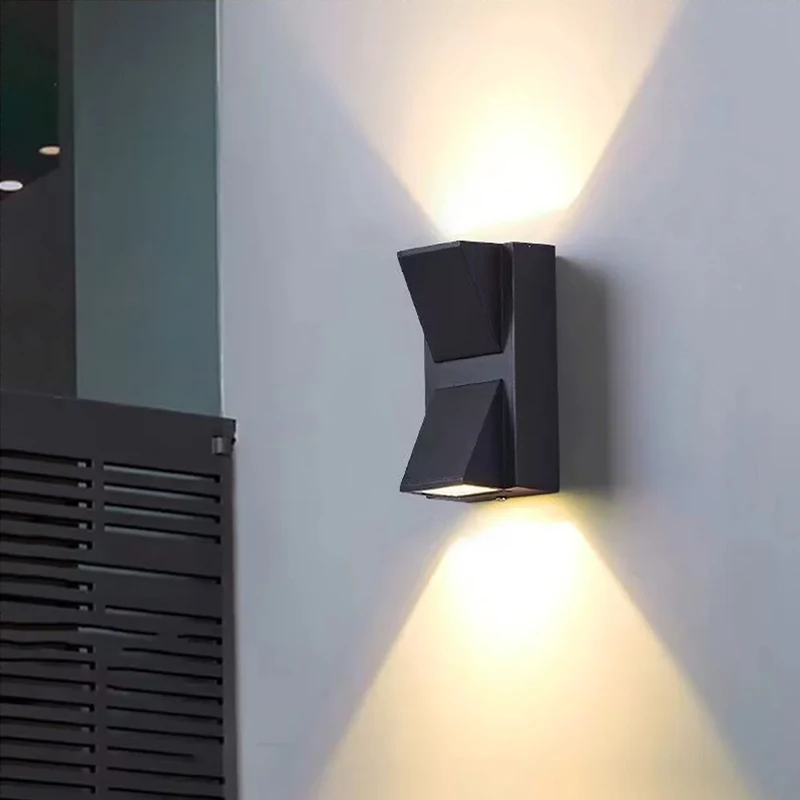 Waterproof IP65 Outdoor Wall Light ABS 3W 6W LED Wall Lamp Sconce Balcony Garden Decoration Lighting Lamp AC85-265V