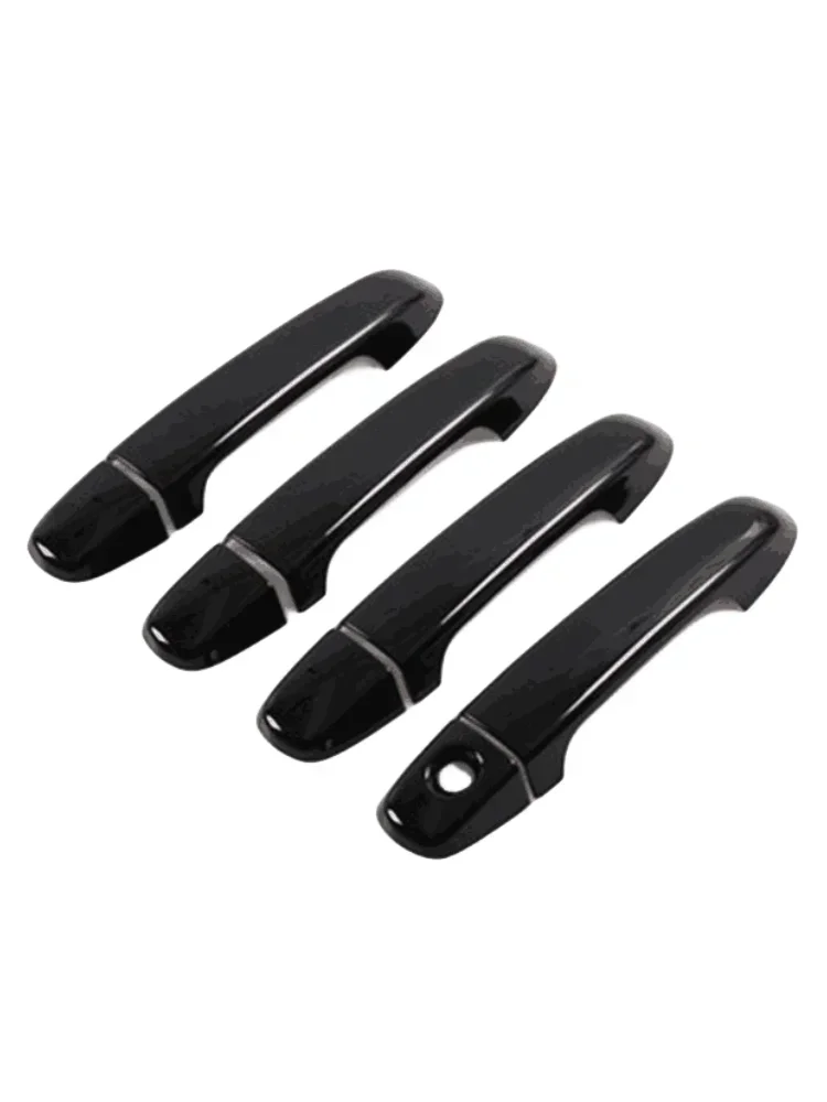 For Subaru Trezia 2011- 2017 Glossy Black Carbon Fiber Car Side Door Handle Cover Trim Sticker Styling Accessories