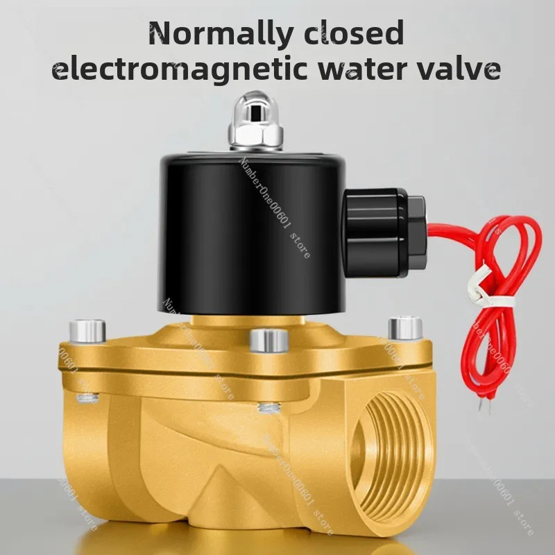

2W Normally Closed Solenoid Valve 220V Water Valve 24V Normally Closed for 4 Minutes 6 Inlet Pipe