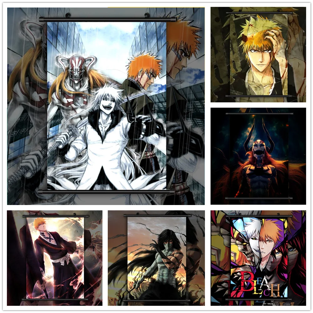 DIY Oil Painting By Numbers Bleach Kurosaki ichigo Anime Ideas Gift Handpainted Art Wall Bedroom Home Decor Kids Room Decoration