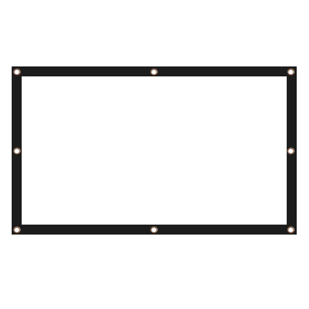 

120-дюймовый портативный экран для проектора 16:9 премиум-класса, складной, компактный, легкий, для домашнего кинотеатра, кемпинга, вечеринок, занятий в классе