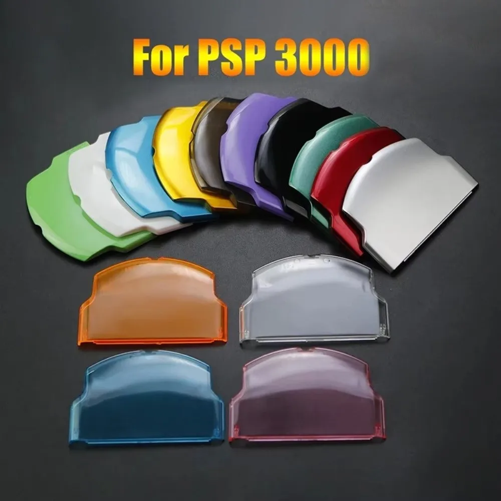 PC Replacement Battery Cover Multicolored Cover Shell Battery Back Cover Back Door Case for PSP3000 Game Machine Repair