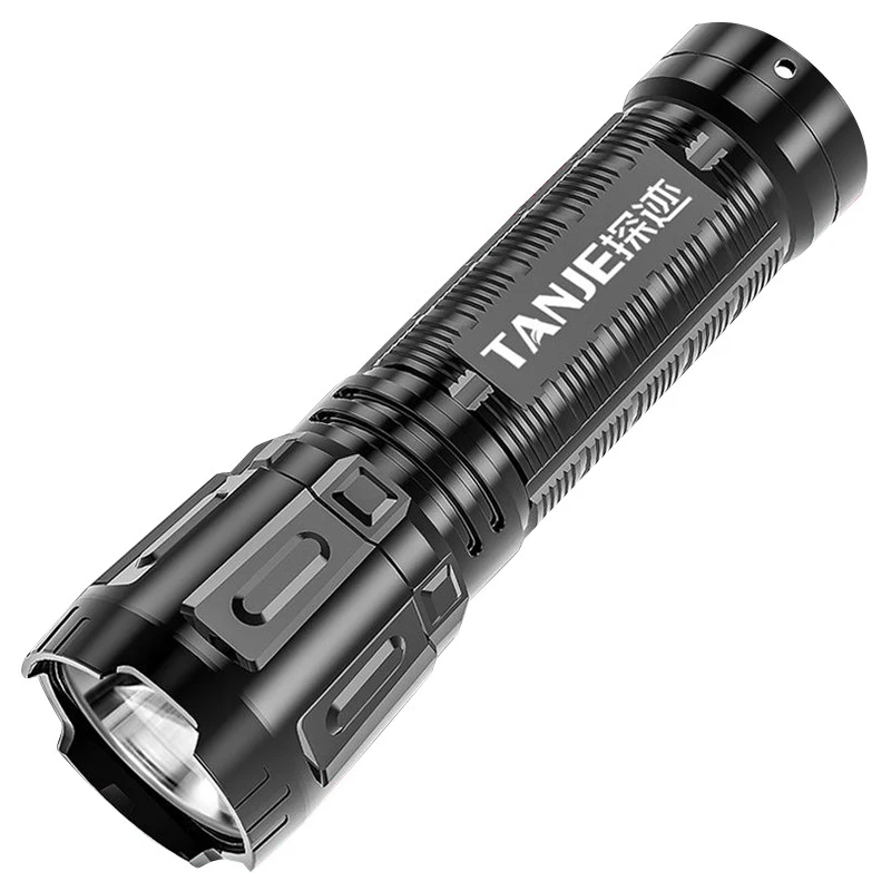 Powerful Range 500m Flashlight Work Light Waterproof Outdoor adventure Flashlight LED P900 Light USB Rechargeable Lamp