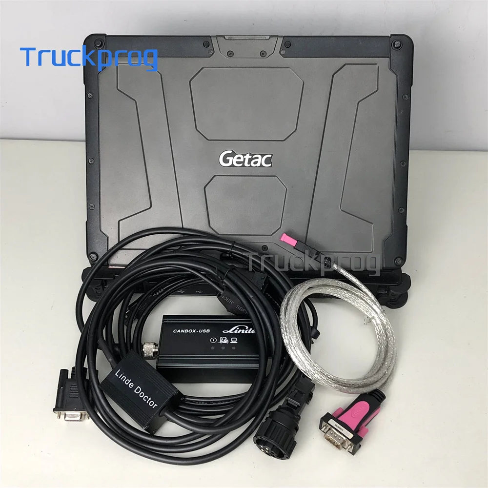 Getac Laptop Forklift Diagnostic Scanner For Linde Diagnostic Cable for Linde Canbox LINDE Doctor LSG Pathfinder diagnostic tool