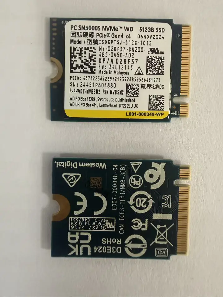SanDisk 512GB NVMe SSD PC-SN5000S 【公式通販】