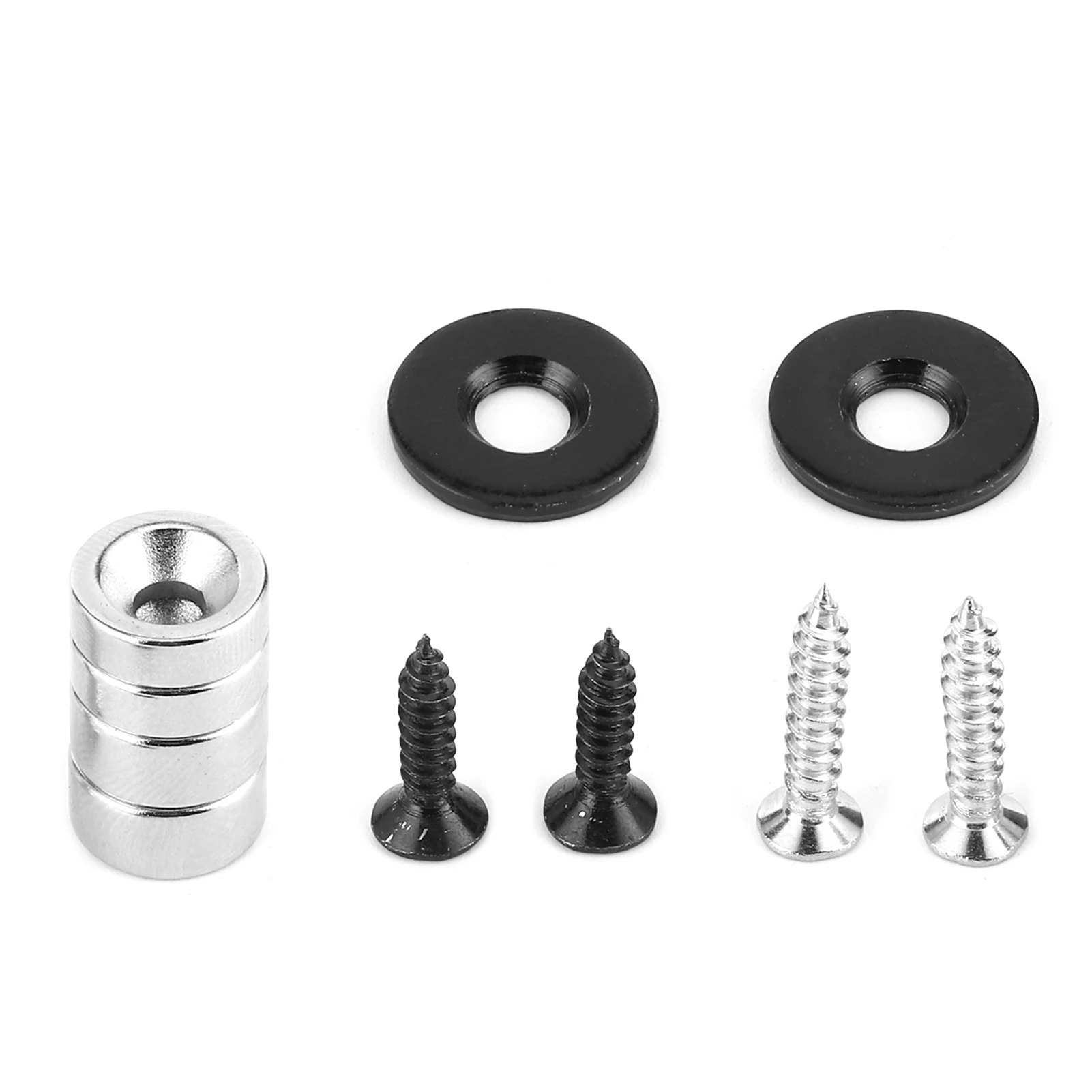 Magnetic Glove Box Lid Repair Kit for MK4 1J New Beetle Bora A4 1J Glove Box Door Magnet Grommet Replacement Silver Receiver