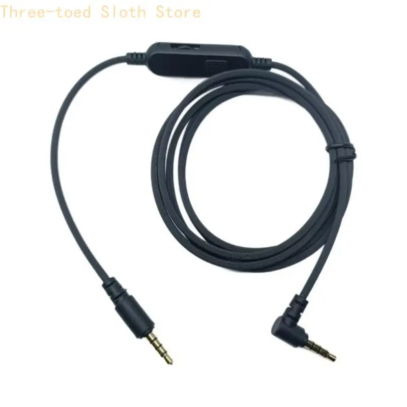 Ersatzkabel für NARI -Kopfhörergetriebe 3,5 mm männlich bis 3,5 mm männlicher goldplattierter Headsets Drahtstecker E74A
