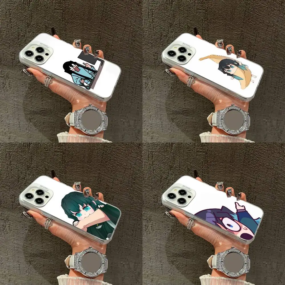 

Funny Girl M-Muichiro Tokito Phone Case For iPhone 16,15,14,13,12,11,Mini,Pro,E,XS,SE4,MAX White Candy Matte Cover