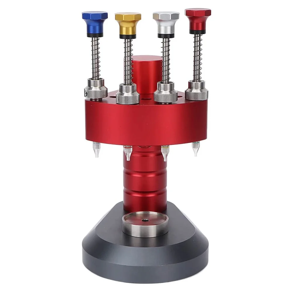 

4 Pin Watch Hand Presser Non Slip Base Installation Fitting Machine Repair Tool for Watchmaker