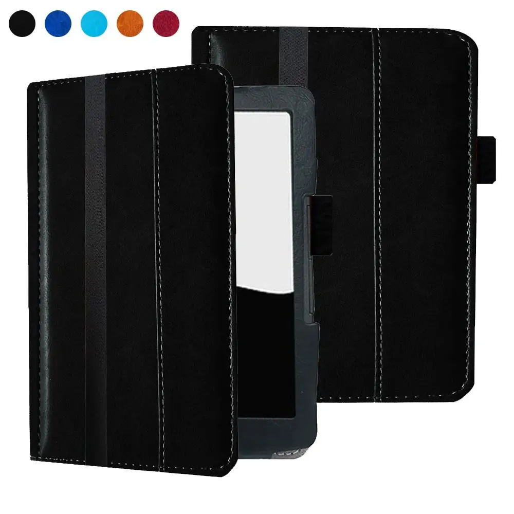 

6 inch Case PU Leather Shockproof e-Reader Cover Ultra Slim Retro Flip Funda for inkbook Calypso Plus/Classic 2/Prime