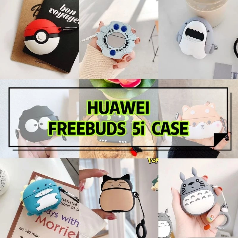 Case For Huawei Freebuds 5i 6i 3D Cute Cartoon Shell Wireless Headphone Cover for HUAWEI Freebuds 6i 5i Earphone Protective Case