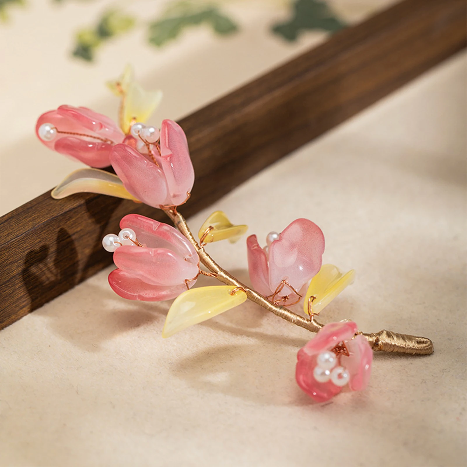 

Vntage Flower Hair Clips Hairpins New Chinese Style Women Hair Jewelry Pearl Headpiece Barrettes Hanfu Dress Hair Accessories