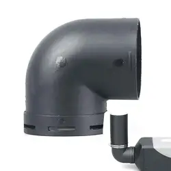 Elbow Duct Connector 60/75mm L-Shape Car Diesel Air Parking Heater Ducting Pipe Outlet Connector for Eberspaecher for Webasto