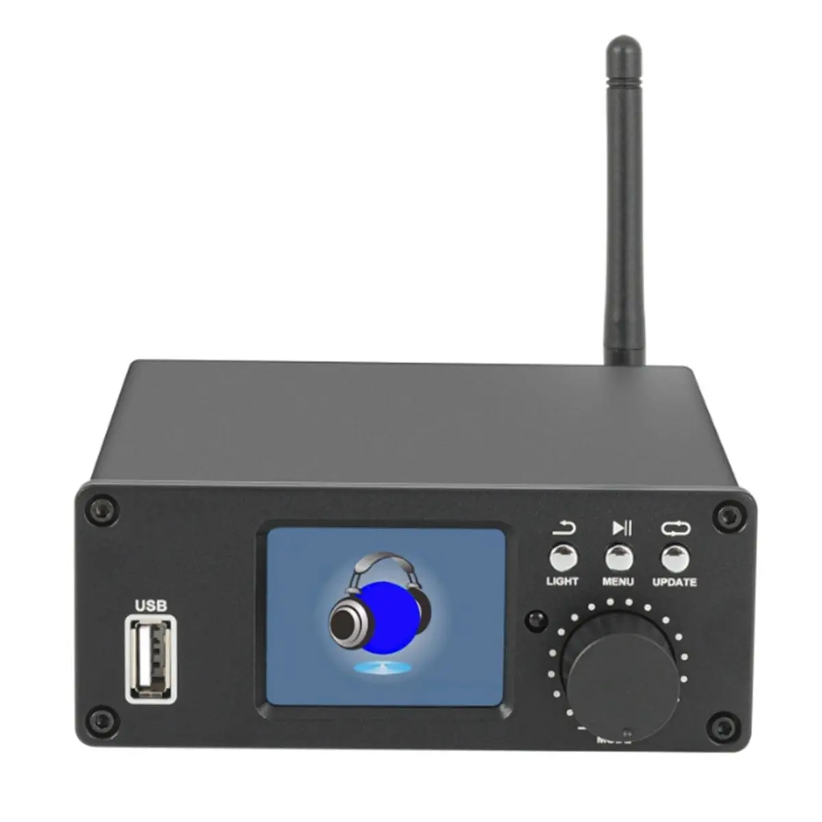 DTC5 Lossless HIFI Digital Audio Decoder Player Bluetooth ES9038Q2M Professional Music Turntable DTS Decoding EU PLug