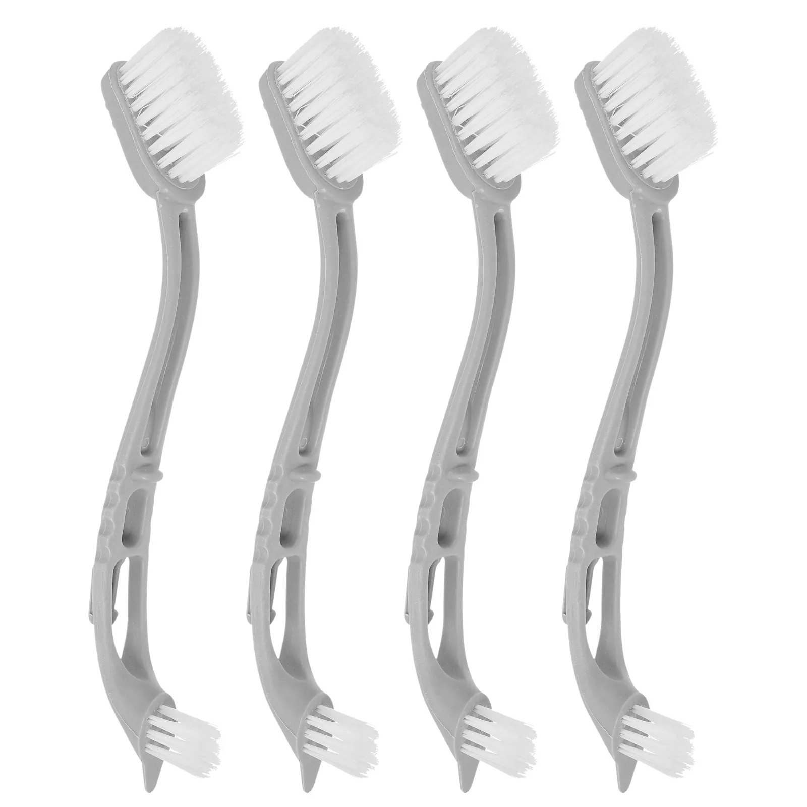 

4Pcs Bird Cage Cleaner Dual Head Long Handle Versatile Cleaning Brush Bird Coop Tool for Parrots Small Animals