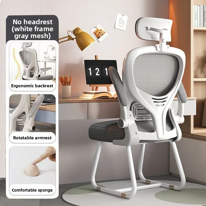 ！@Cheap Price Factory Direct Comfy Black High Back Mesh Office Chair Computer Gaming Chair Without Wheels