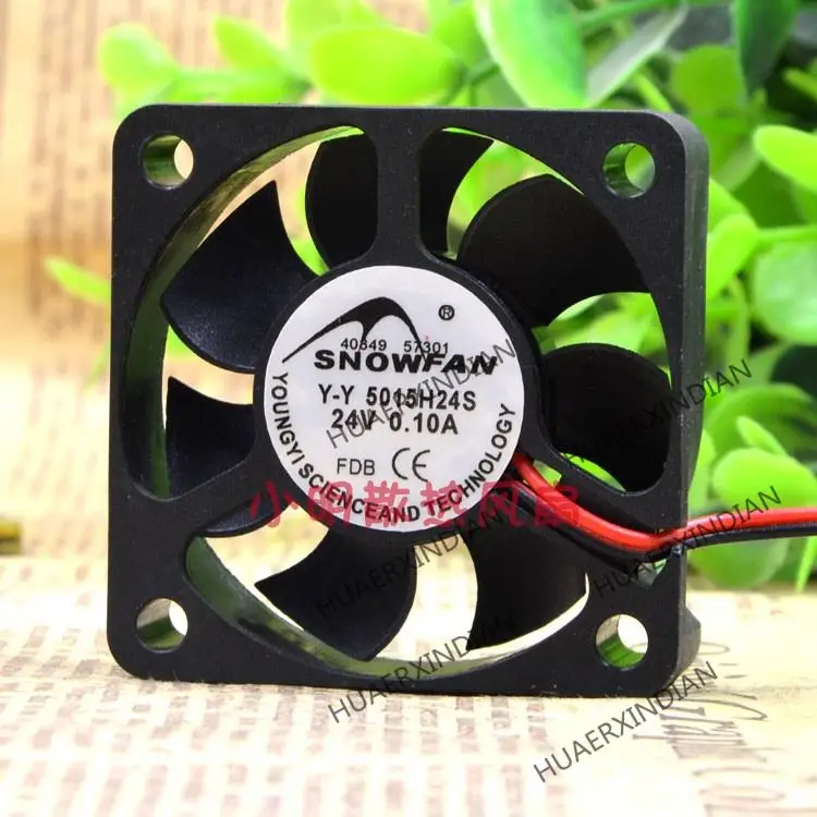 جديد 5015 24v 0.1A YY5015H24S 5 سنتيمتر التبريد مروحة الجمعية عدة