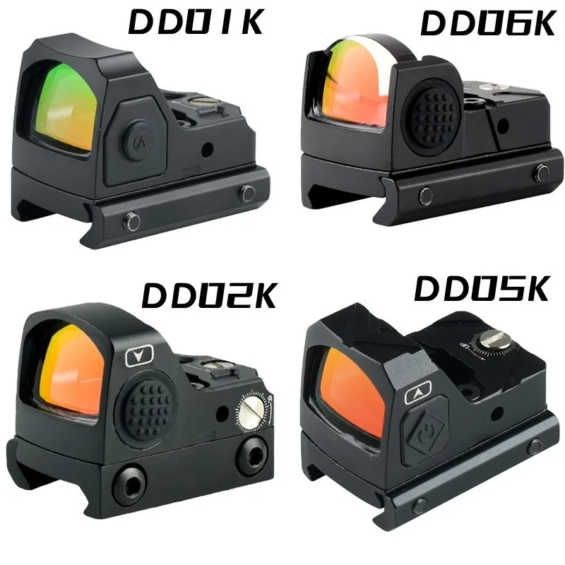 Mini Red Dot Sight Scope Low Energy Consumption Metal Sights with Motion Sensor&Auto Shutdown Pistol Airsoft Sight G17 19 AR15