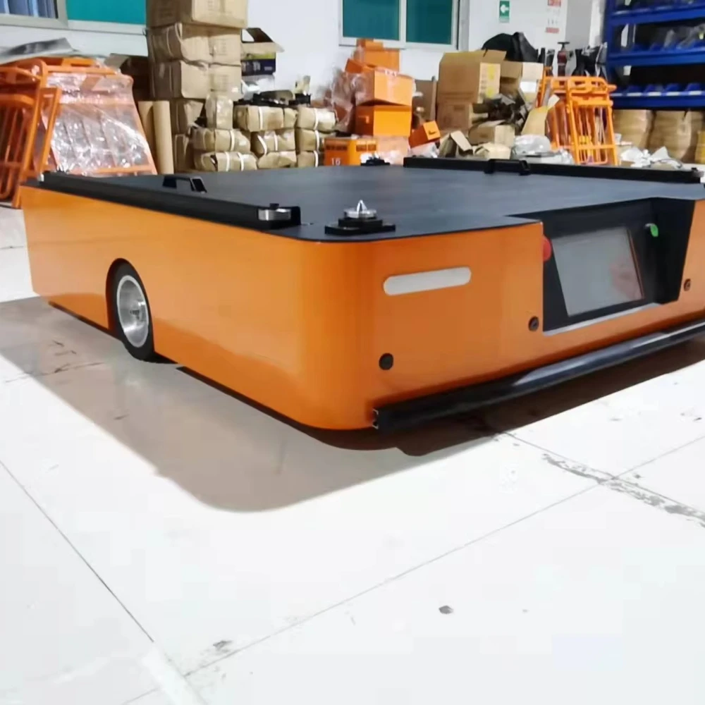 Picture 6: Warehouse Robot Automated Guided Vehicle AGV Robot New Design Intelligent QR Code Navigation Material Handling