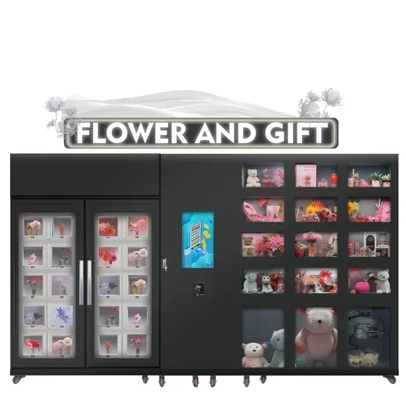 Automatic Fresh Flower and Gift Vending Machine with Adjustable Temperature Refrigerator for Sale