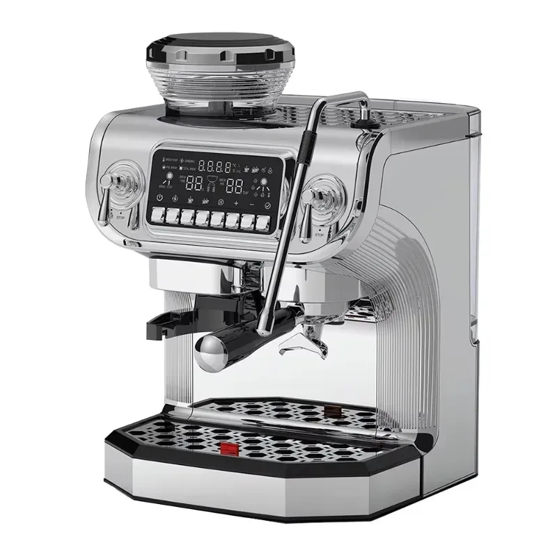 Semi-automatic Touch Screen Commercial Luxury Double Boiler Electric Coffee Maker Espresso Machine for Cafes