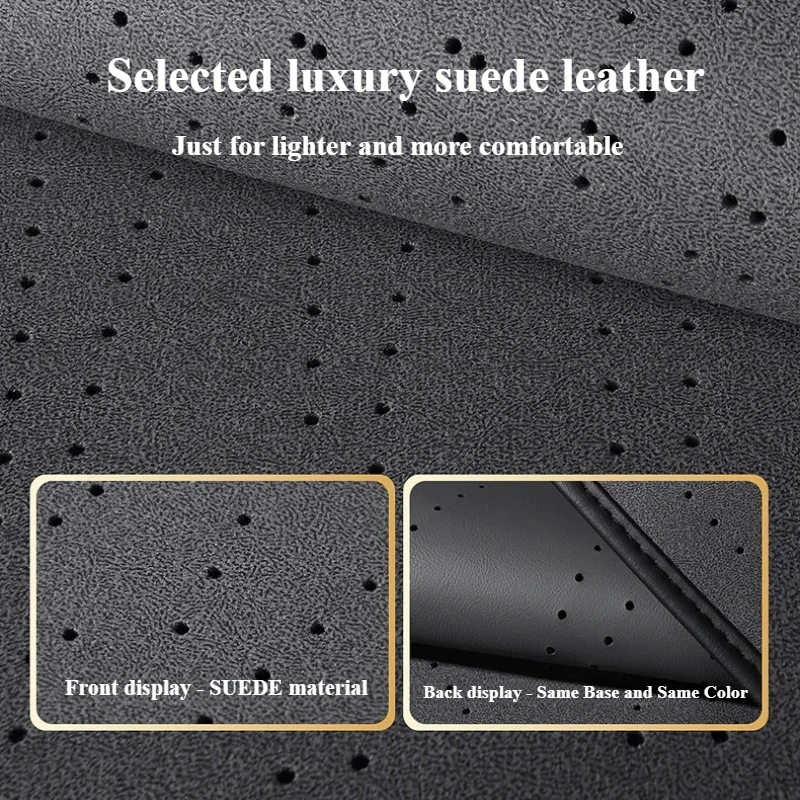 Universal Car Seat Covers Full Set Luxury Suede Car Seat Covers Cars Interior Accessories Anti-slip Breathable Car Seat Cushion