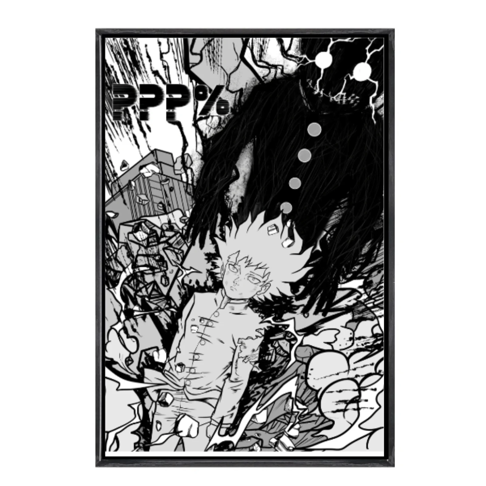 

Japanese Manga Multi-Size Canvas Poster Double Framed Wall Art,Mob Psycho 100 Home Decor