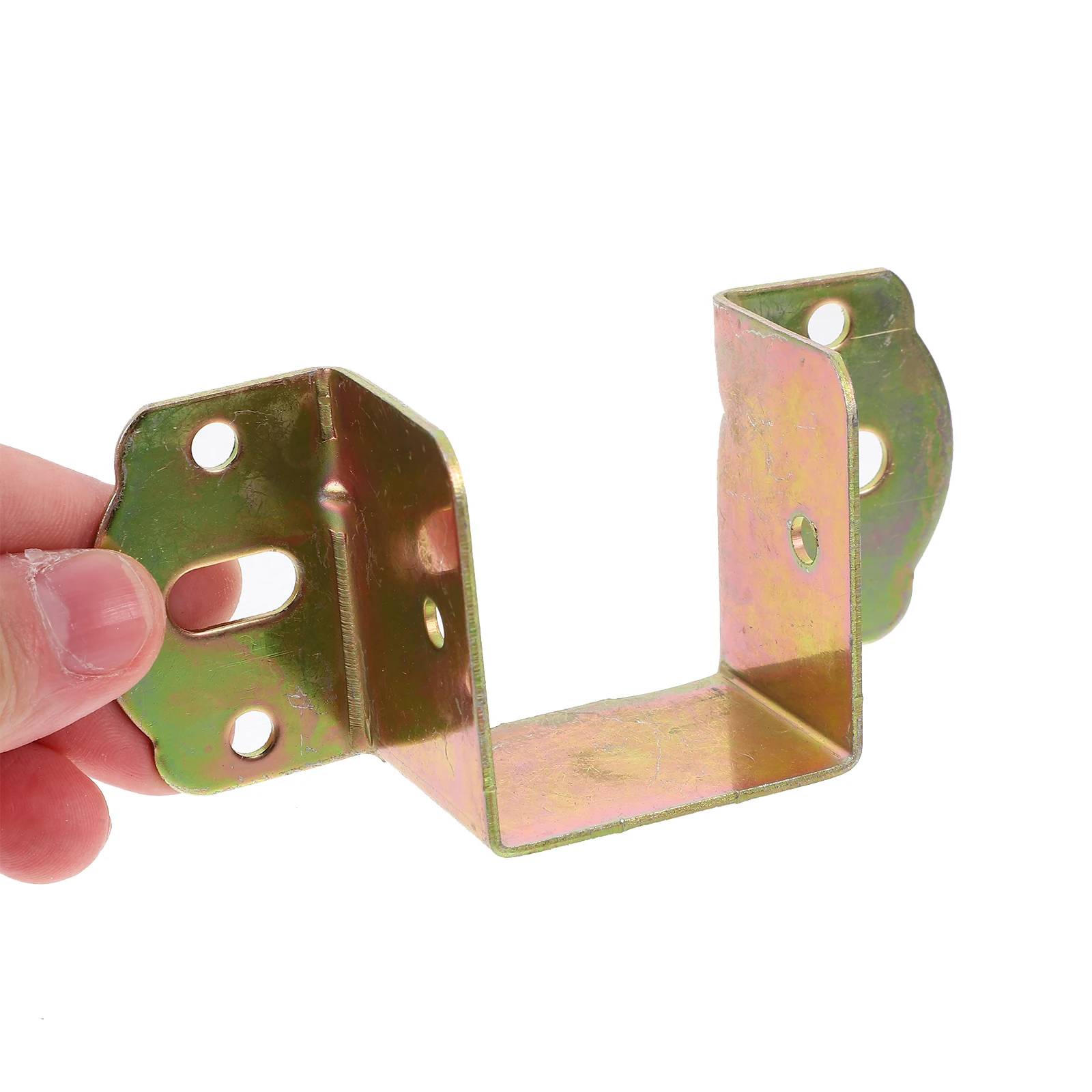 

10 Pcs Wooden Rail Bracket Kit Outdoor Fence Mounting Deck Post Brackets for Posts Heavy Duty The