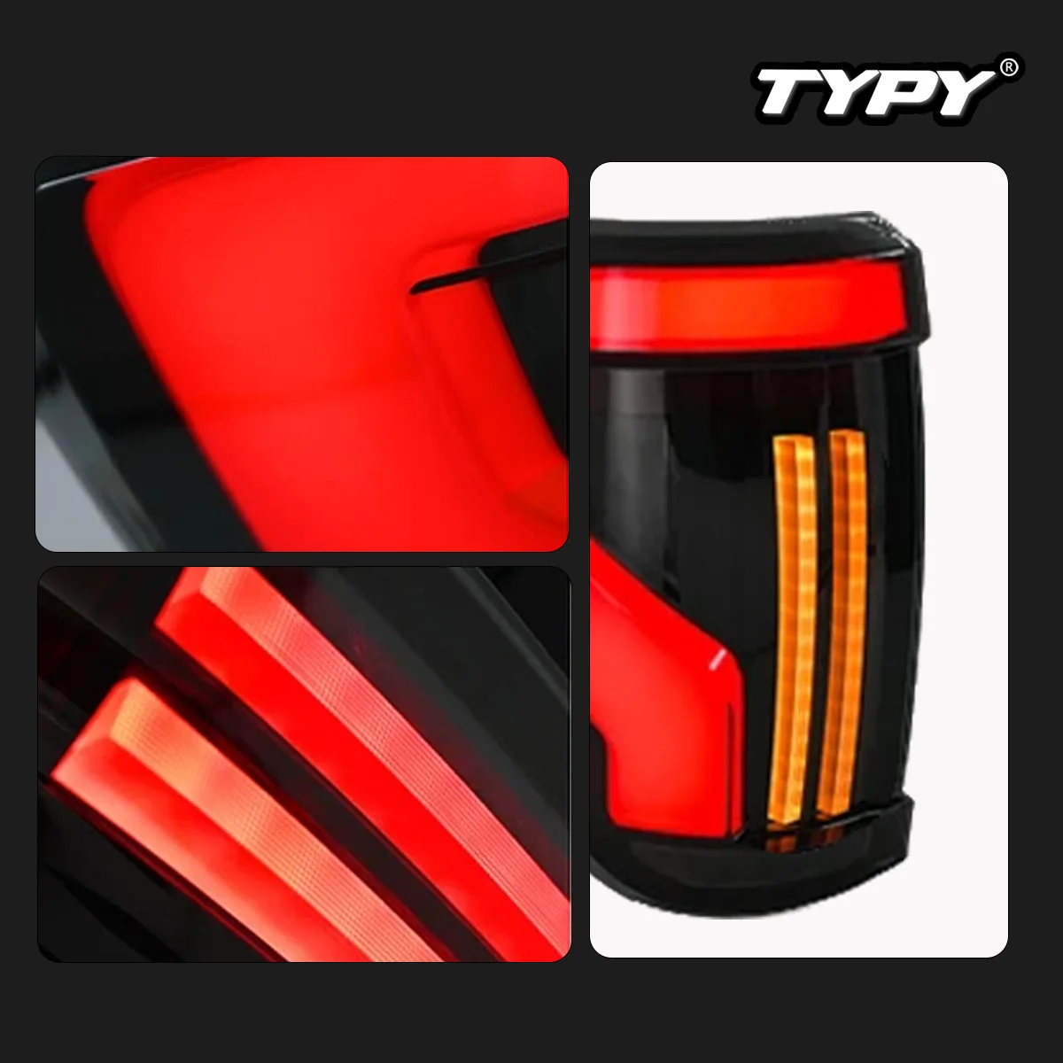 

TYPY New LED Tail Lamp Upgrade Modified For Ford F150 2009-2014 Taillight Dynamic Signal Tail Lamp Auto Accessories