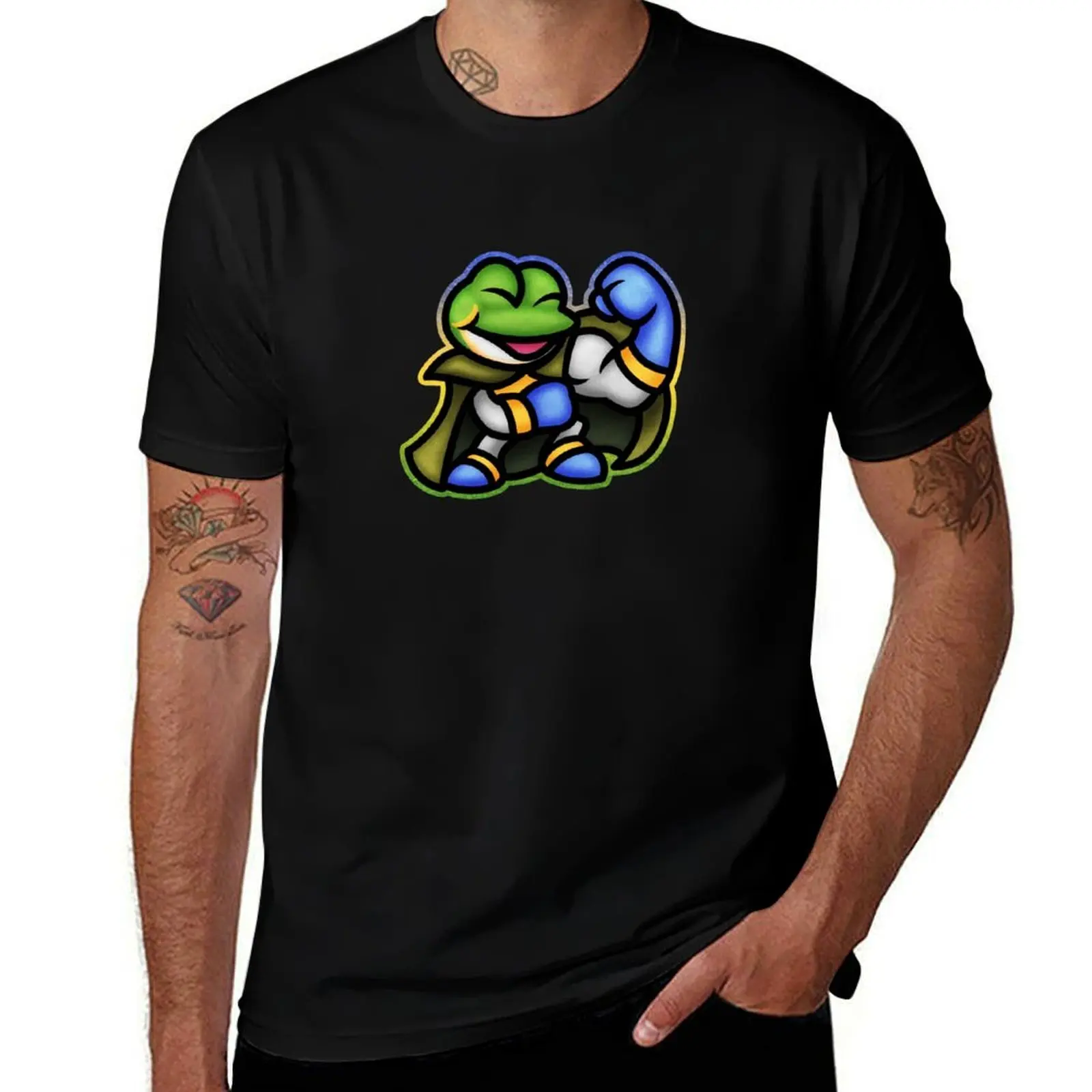 Frog Wins! T-Shirt Work Daily Short Sleeve Top T-Shirt