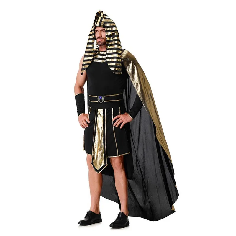 Disfraz de Príncipe Romano para Hombre, para Fiesta de Halloween, Club, Bar, Traje de Rey Egipcio Antiguo, Reunión Anual de la Empresa, Celebración