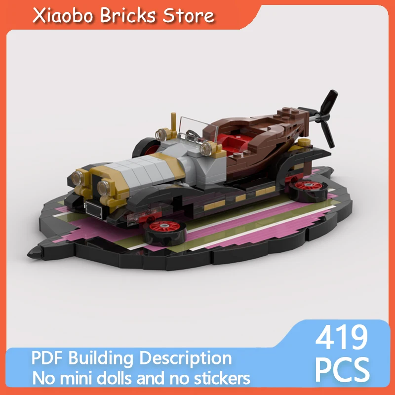 

City Car Speed Championer Model MOC Building Bricks Flying Sportscar Modular Technology Gift Holiday Assemble Children Toys Suit