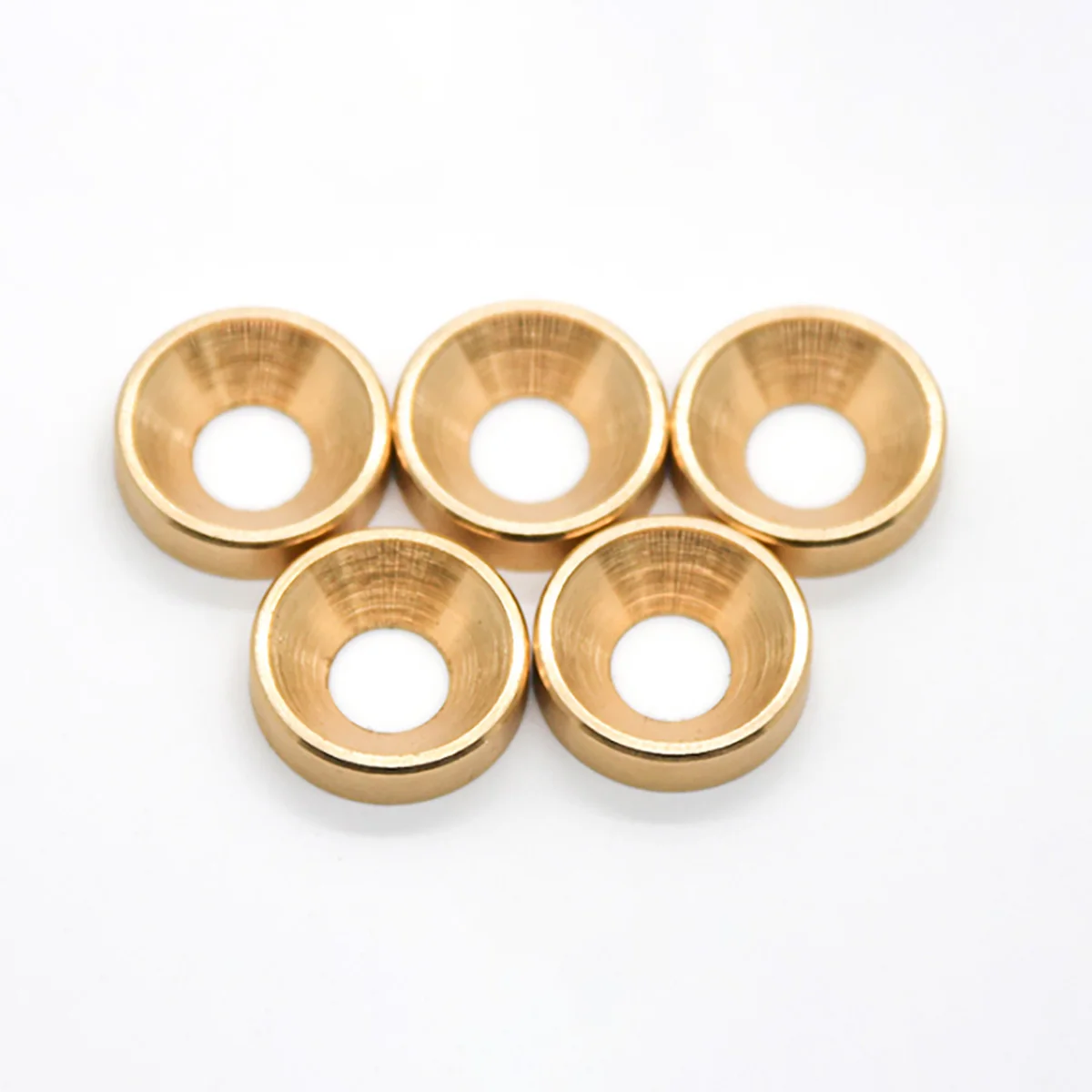 Brass Countersunk Washer/Brass Fish Eye Washer/Solid Recessed Countersunk Screw Washer Metal Meson M3M4M5M6