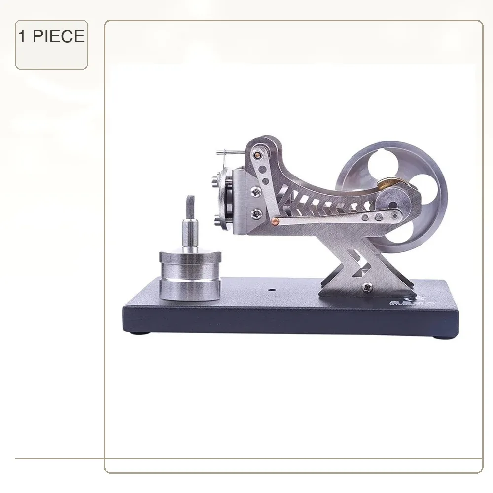 Stirling Engine Model Vacuum Motor Assembly Kit Suction Fire Type Ignition Engine Educational Toys for Students Teens Men Gift