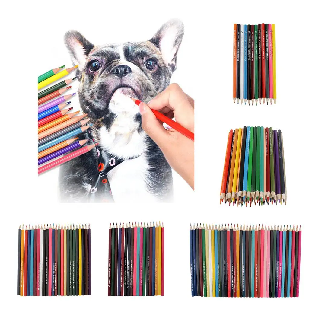 Professional Oil Based Pencils 12/1/36/4 Soluble Colored Pencils